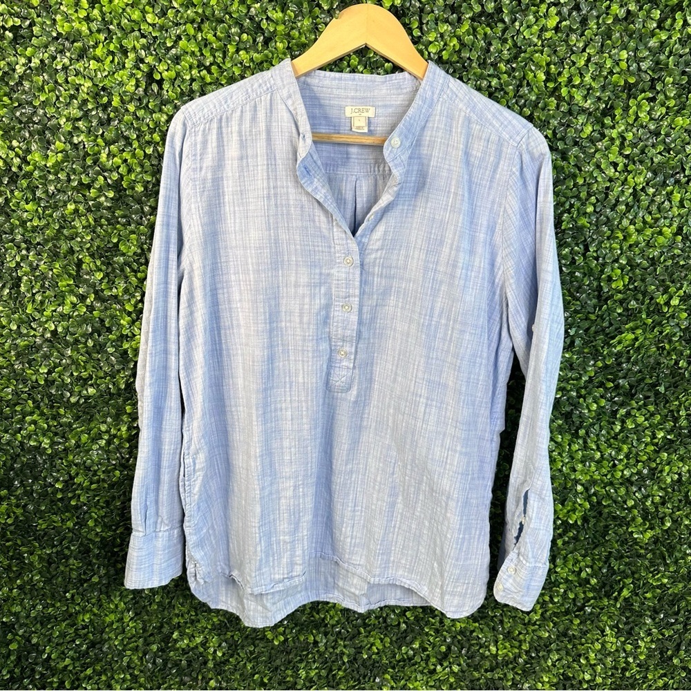 Nwot J crew chambray long sleeve100% cotton